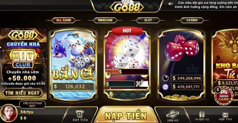Câu lạc bộ VIP Ho88 – Nơi đẳng cấp dành cho "vua chúa" - Ho88